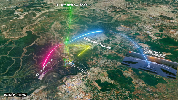 Vị trí dự án Hud Nhơn Trạch