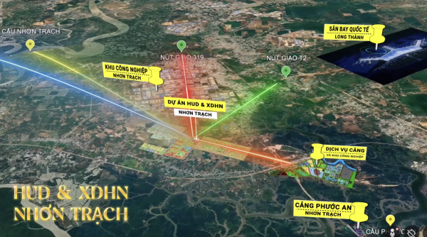 Vị trí Hud Nhơn Trạch