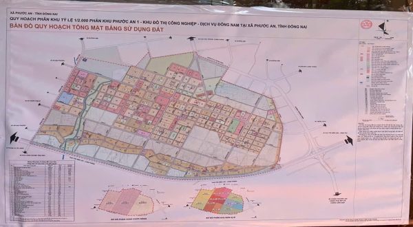 Bản đồ qui hoạch tổng mặt bằng sử dụng đất Bản đồ qui hoạch tổng mặt bằng sử dụng đất