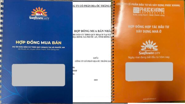 Pháp lý dự án Sunflower City Nhơn Trạch